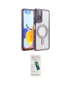 ieg™ Redmi Note 12 Pro 4G Kılıf Zirve Doku Prime - Şeffaf Pasifik Cam Ekran Koruyucu