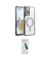 ieg™ Redmi Note 12 Pro 4G Kılıf Zirve Doku Prime - Şeffaf Pasifik Cam Ekran Koruyucu