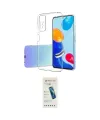 ieg™ Redmi Note 12 Pro 4G Kılıf Zirve Doku - Şeffaf Pasifik Cam Ekran Koruyucu