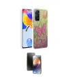 ieg™ Redmi Note 12 Pro 4G Kılıf Zirve Modern Prime - Siyah 3D Antistatik Mat Seramik Nano Ekran Koruyucu