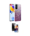 ieg™ Redmi Note 12 Pro 4G Kılıf Zirve Modern Prime - Siyah 3D Antistatik Mat Seramik Nano Ekran Koruyucu