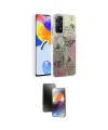 ieg™ Redmi Note 12 Pro 4G Kılıf Zirve Modern Prime - Siyah 3D Antistatik Mat Seramik Nano Ekran Koruyucu