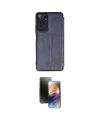 ieg™ Redmi Note 12 Pro 4G Kılıf Zirve Yansıma Serisi - Siyah 3D Antistatik Mat Seramik Nano Ekran Koruyucu