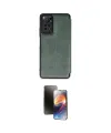 ieg™ Redmi Note 12 Pro 4G Kılıf Zirve Yansıma Serisi - Siyah 3D Antistatik Mat Seramik Nano Ekran Koruyucu