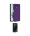 ieg™ Redmi Note 12 Pro 5G Kılıf Ahenk Serisi - Siyah 3D Antistatik Hayalet Cam Ekran Koruyucu