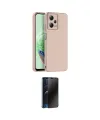 ieg™ Redmi Note 12 Pro 5G Kılıf Ahenk Serisi - Siyah 3D Antistatik Hayalet Cam Ekran Koruyucu