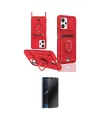 ieg™ Redmi Note 12 Pro 5G Kılıf Vadi Form Prime - Siyah 3D Antistatik Hayalet Cam Ekran Koruyucu