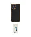 ieg™ Redmi Note 12 Pro 5G Kılıf Yankı Serisi - Şeffaf Pasifik Cam Ekran Koruyucu