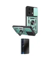 ieg™ Redmi Note 13 4G Kılıf Ahenk Klasik - Siyah 3D Antistatik Hayalet Cam Ekran Koruyucu