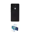 ieg™ Redmi Note 13 4G Kılıf Ahenk Serisi - Siyah 3D Antistatik Cam Ekran Koruyucu