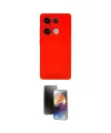 ieg™ Redmi Note 13 4G Kılıf Ahenk Serisi - Siyah 3D Antistatik Mat Seramik Nano Ekran Koruyucu