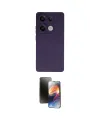 ieg™ Redmi Note 13 4G Kılıf Ahenk Serisi - Siyah 3D Antistatik Mat Seramik Nano Ekran Koruyucu