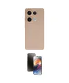 ieg™ Redmi Note 13 4G Kılıf Ahenk Serisi - Siyah 3D Antistatik Mat Seramik Nano Ekran Koruyucu