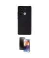 ieg™ Redmi Note 13 4G Kılıf Ahenk Serisi - Siyah 3D Antistatik Mat Seramik Nano Ekran Koruyucu