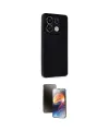 ieg™ Redmi Note 13 4G Kılıf Atlas Minimal Prime - Siyah 3D Antistatik Mat Seramik Nano Ekran Koruyucu