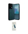 ieg™ Redmi Note 13 4G Kılıf Kıvılcım Işık Serisi - Şeffaf Pasifik Cam Ekran Koruyucu