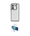 ieg™ Redmi Note 13 4G Kılıf Nova Işık Serisi - Siyah 3D Antistatik Cam Ekran Koruyucu
