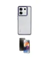 ieg™ Redmi Note 13 4G Kılıf Nova Işık Serisi - Siyah 3D Antistatik Mat Seramik Nano Ekran Koruyucu