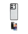 ieg™ Redmi Note 13 4G Kılıf Nova Işık Serisi - Siyah 3D Antistatik Mat Seramik Nano Ekran Koruyucu