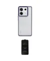 ieg™ Redmi Note 13 4G Kılıf Nova Işık Serisi - Siyah 6D Antistatik Mat Seramik Hayalet Nano Ekran Koruyucu