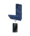 ieg™ Redmi Note 13 4G Kılıf Vadi Form Prime - Siyah 3D Antistatik Hayalet Cam Ekran Koruyucu