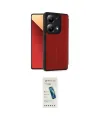 ieg™ Redmi Note 13 4G Kılıf Zirve Yansıma Serisi - Şeffaf Pasifik Cam Ekran Koruyucu