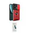 ieg™ Redmi Note 13 Pro 4G Kılıf Ahenk Klasik - Şeffaf Pasifik Cam Ekran Koruyucu
