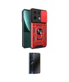 ieg™ Redmi Note 13 Pro 4G Kılıf Ahenk Klasik - Siyah 3D Antistatik Hayalet Cam Ekran Koruyucu