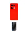ieg™ Redmi Note 13 Pro 4G Kılıf Ahenk Serisi - Siyah 3D Antistatik Hayalet Cam Ekran Koruyucu
