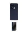 ieg™ Redmi Note 13 Pro 4G Kılıf Ahenk Serisi - Siyah 3D Antistatik Hayalet Cam Ekran Koruyucu