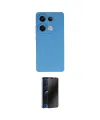 ieg™ Redmi Note 13 Pro 4G Kılıf Ahenk Serisi - Siyah 3D Antistatik Hayalet Cam Ekran Koruyucu