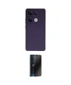ieg™ Redmi Note 13 Pro 4G Kılıf Ahenk Serisi - Siyah 3D Antistatik Hayalet Cam Ekran Koruyucu