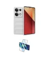 ieg™ Redmi Note 13 Pro 4G Kılıf Atlas Koleksiyonu - Siyah 3D Antistatik Cam Ekran Koruyucu