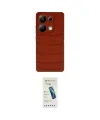 ieg™ Redmi Note 13 Pro 4G Kılıf Doruk Form Serisi - Şeffaf Pasifik Cam Ekran Koruyucu