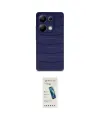 ieg™ Redmi Note 13 Pro 4G Kılıf Doruk Form Serisi - Şeffaf Pasifik Cam Ekran Koruyucu