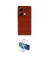 ieg™ Redmi Note 13 Pro 4G Kılıf Doruk Form Serisi - Siyah 3D Antistatik Cam Ekran Koruyucu