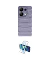 ieg™ Redmi Note 13 Pro 4G Kılıf Doruk Form Serisi - Siyah 3D Antistatik Seramik Nano Ekran Koruyucu