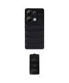 ieg™ Redmi Note 13 Pro 4G Kılıf Doruk Form Serisi - Siyah 6D Antistatik Mat Seramik Hayalet Nano Ekran Koruyucu