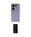 ieg™ Redmi Note 13 Pro 4G Kılıf Doruk Form Serisi - Siyah 6D Antistatik Mat Seramik Hayalet Nano Ekran Koruyucu