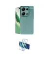 ieg™ Redmi Note 13 Pro 4G Kılıf Doruk Klasik Özel Seri - Siyah 3D Antistatik Cam Ekran Koruyucu