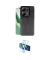ieg™ Redmi Note 13 Pro 4G Kılıf Doruk Klasik Özel Seri - Siyah 3D Antistatik Seramik Nano Ekran Koruyucu