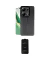 ieg™ Redmi Note 13 Pro 4G Kılıf Doruk Klasik Özel Seri - Siyah 6D Antistatik Mat Seramik Hayalet Nano Ekran Koruyucu