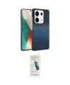 ieg™ Redmi Note 13 Pro 4G Kılıf Doruk Serisi - Şeffaf Pasifik Cam Ekran Koruyucu