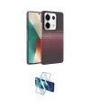 ieg™ Redmi Note 13 Pro 4G Kılıf Doruk Serisi - Siyah 3D Antistatik Cam Ekran Koruyucu