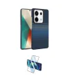 ieg™ Redmi Note 13 Pro 4G Kılıf Doruk Serisi - Siyah 3D Antistatik Cam Ekran Koruyucu