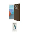 ieg™ Redmi Note 13 Pro 4G Kılıf Eksen Form Prime - Şeffaf Pasifik Cam Ekran Koruyucu