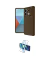 ieg™ Redmi Note 13 Pro 4G Kılıf Eksen Form Prime - Siyah 3D Antistatik Seramik Nano Ekran Koruyucu