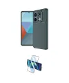 ieg™ Redmi Note 13 Pro 4G Kılıf Eksen Form Prime - Siyah 3D Antistatik Seramik Nano Ekran Koruyucu