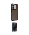 ieg™ Redmi Note 13 Pro 4G Kılıf Eksen Işık - Siyah 3D Antistatik Hayalet Cam Ekran Koruyucu