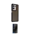 ieg™ Redmi Note 13 Pro 4G Kılıf Eksen Işık - Siyah 3D Antistatik Hayalet Cam Ekran Koruyucu